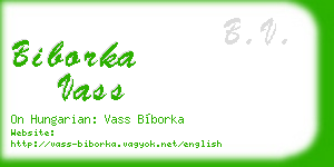 biborka vass business card